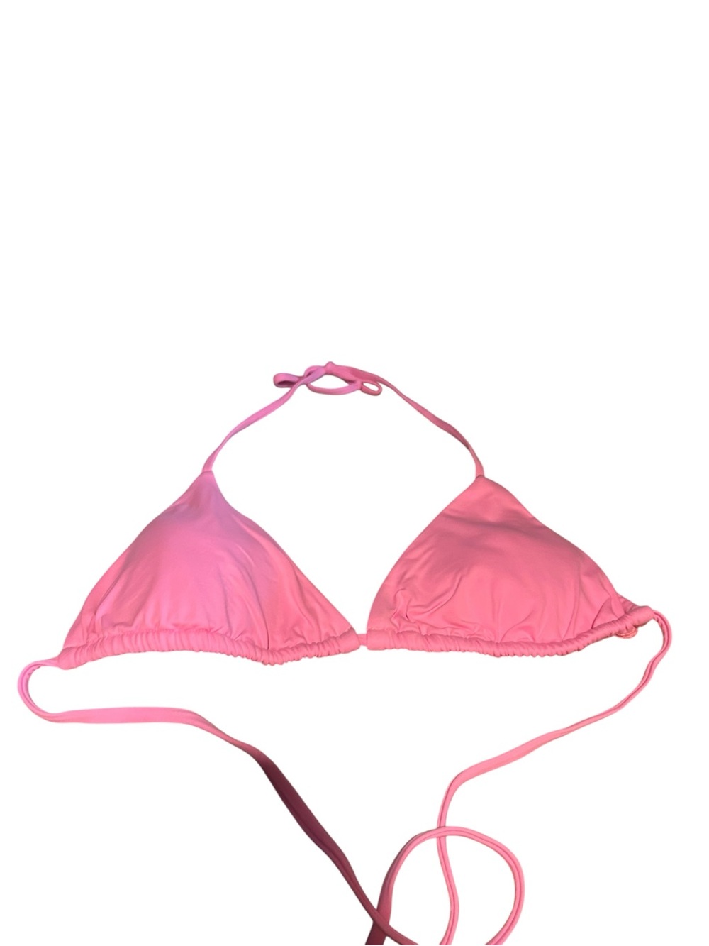 NWOT Pink Triangle String Bikini Top